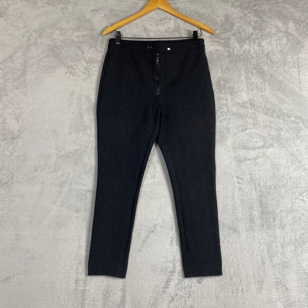 L.A.M.B. Gwen Stefani Womens Size 10 Slim Tapered High Rise Exposed Zip Pants